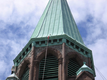 rope access on spire