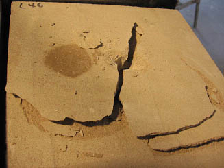 tension test in limestone